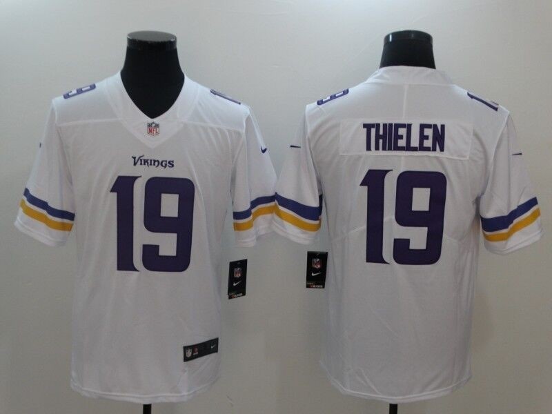 NFL Minnesota Vikings Adam Thielen #19 white Vapor Untouchable Limited Jersey