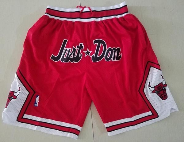 Bulls Just don shorts Red