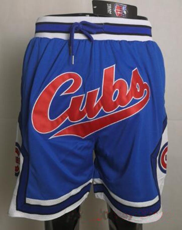 Chicago Cubs blue Just don shorts