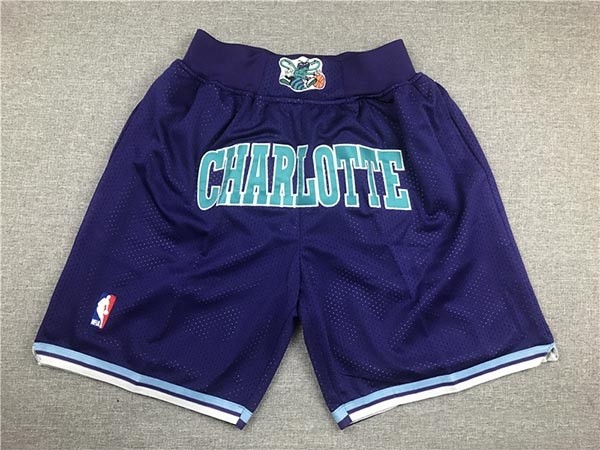 Charlotte Hornets blue just don shorts