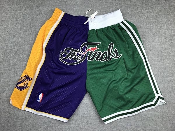 Lakers vs Celtics Just don shorts