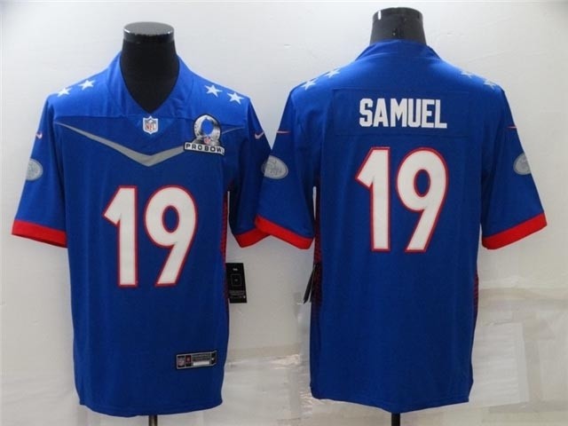 2022 NFC Pro Bowl San Francisco 49ers #19 Deebo Samuel Blue Jersey