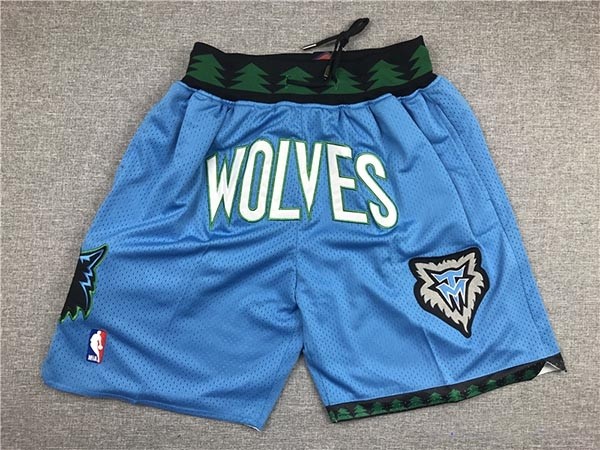 Minnesota Timberwolves Light Blue Shorrts