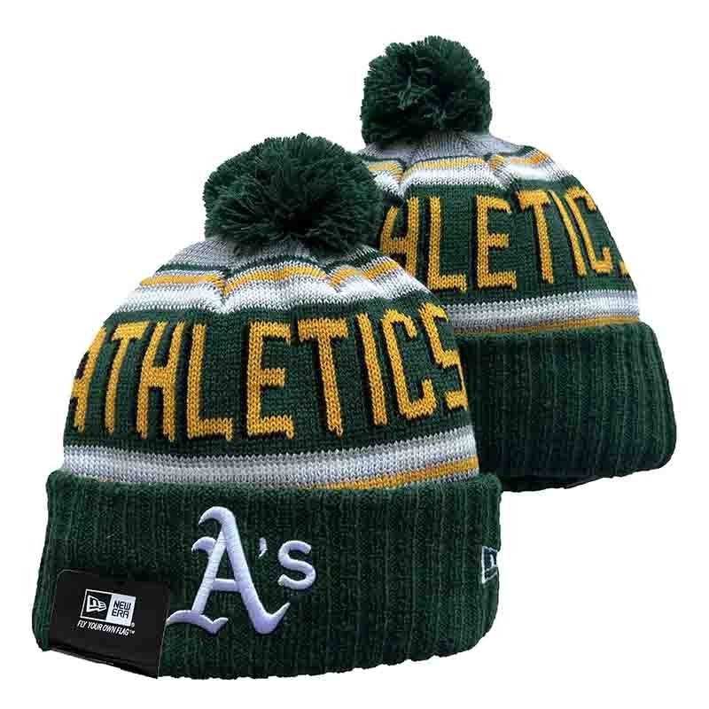 CapsMLBBeaniesAthletics8002