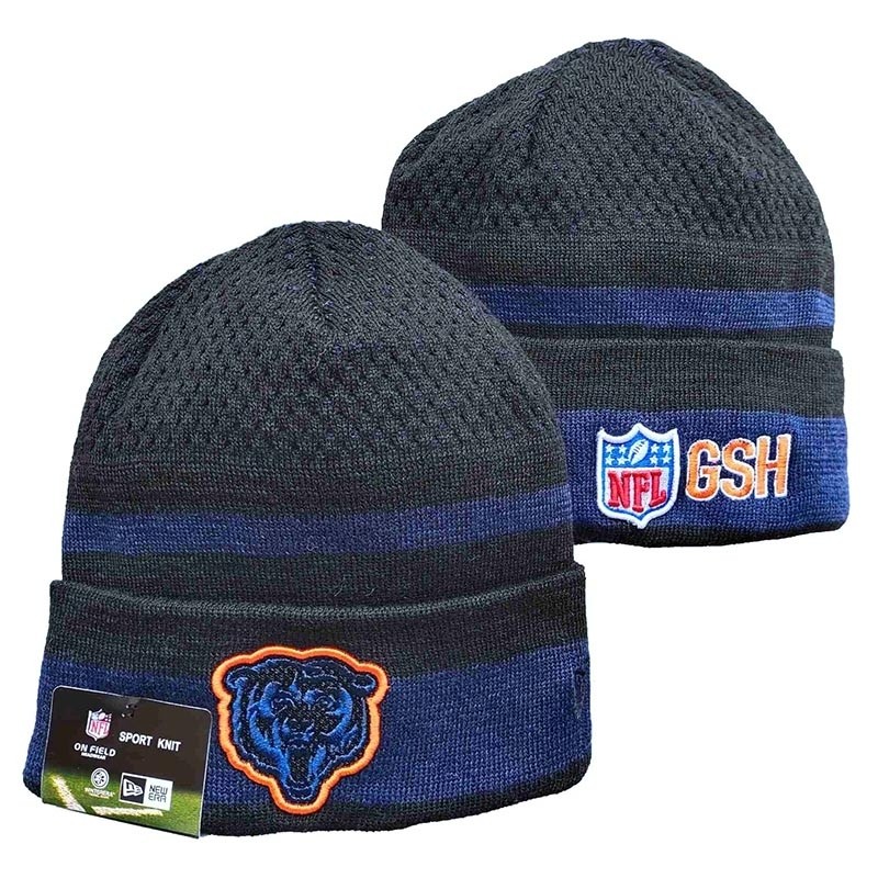 CapsNFLBeaniesBears8014