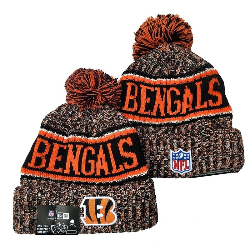 CapsNFLBeaniesBengals8001