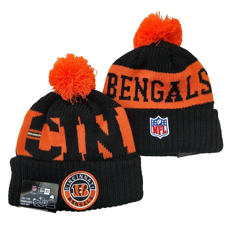 CapsNFLBeaniesBengals8003