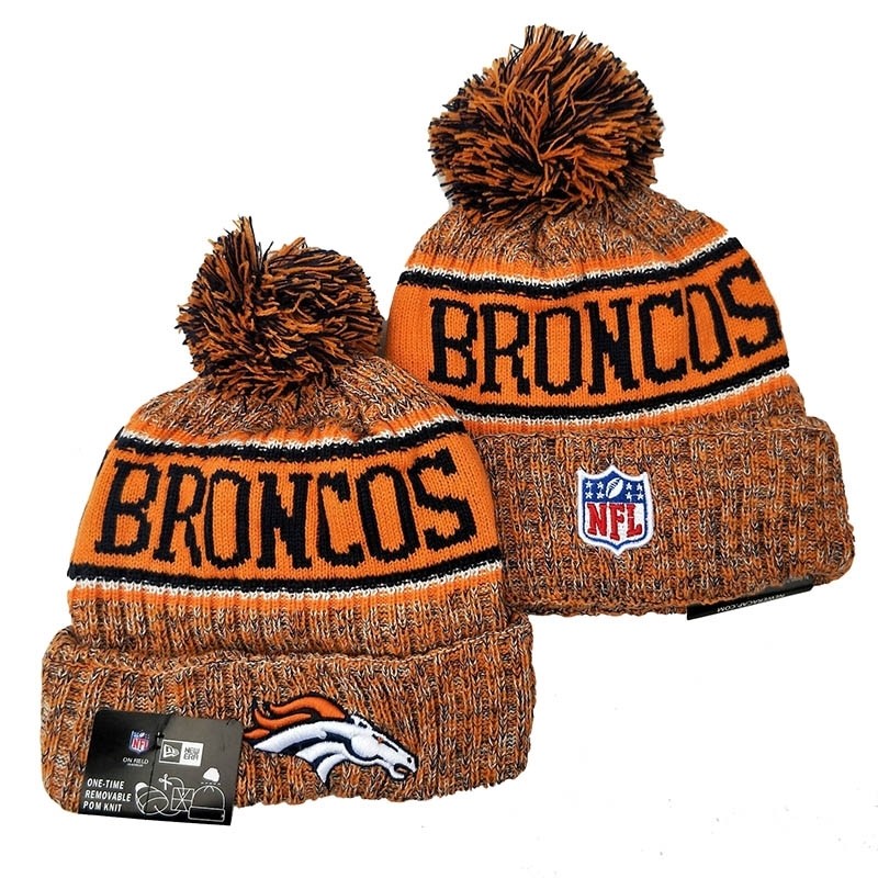 CapsNFLBeaniesBroncos8003