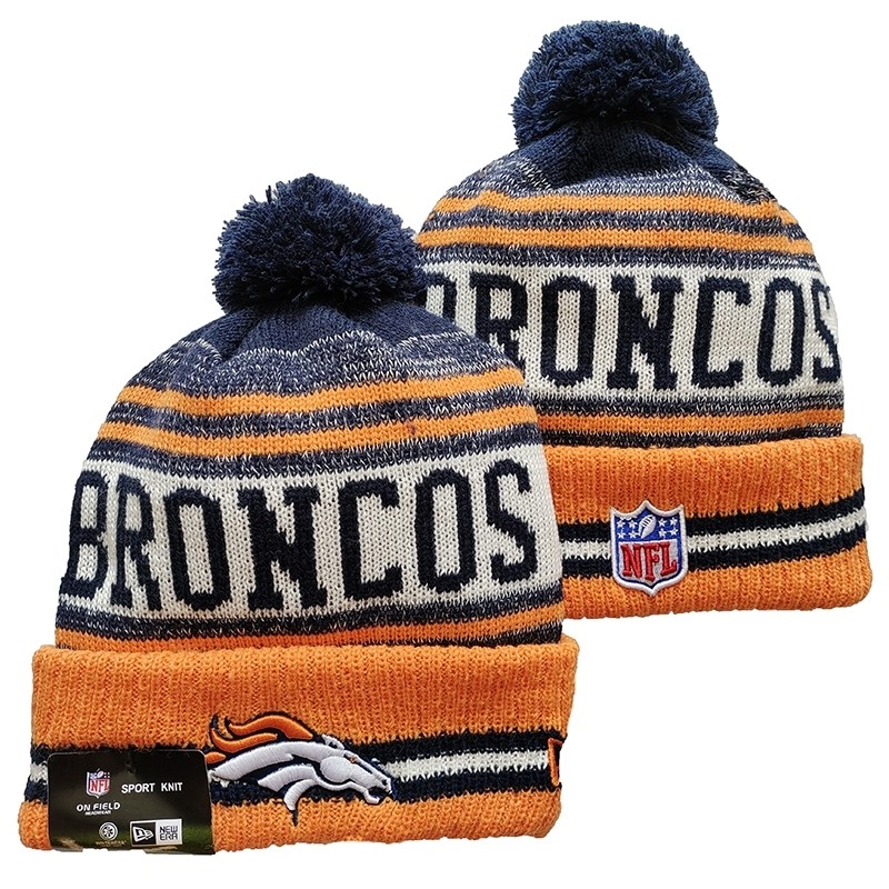 CapsNFLBeaniesBroncos8007