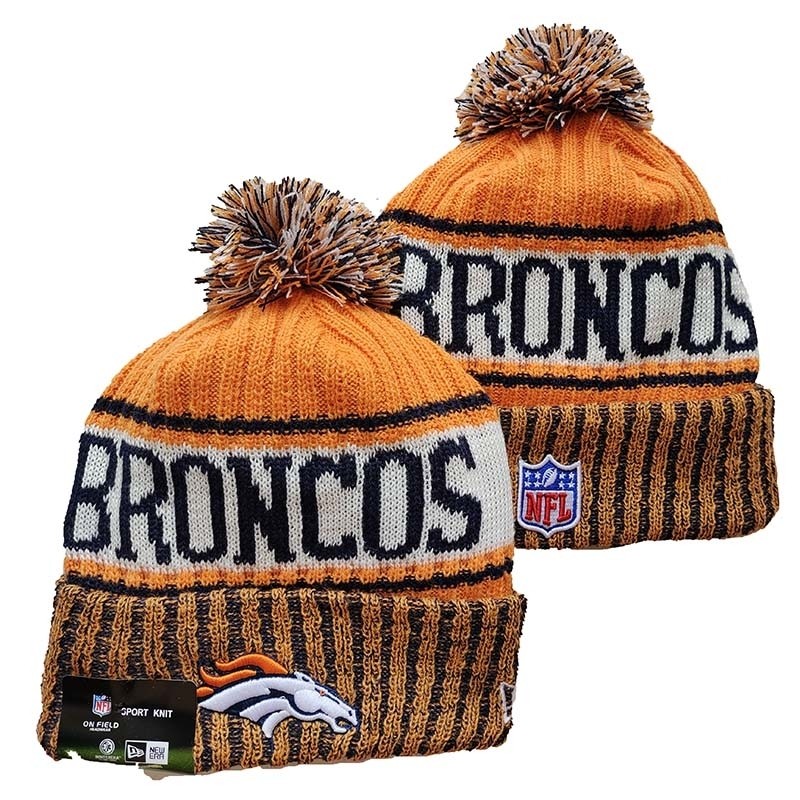 CapsNFLBeaniesBroncos8008