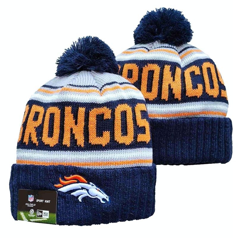 CapsNFLBeaniesBroncos8015