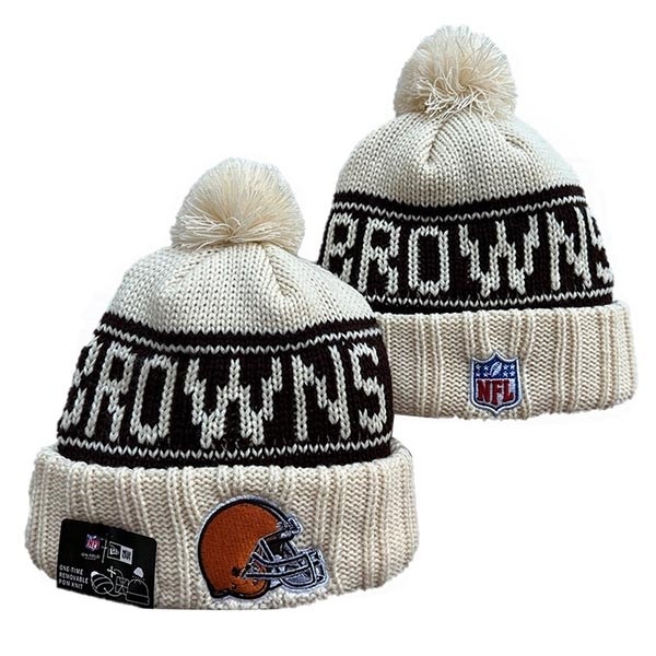 CapsNFLBeaniesBrowns8014