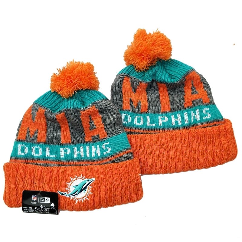 CapsNFLBeaniesDolphins8008