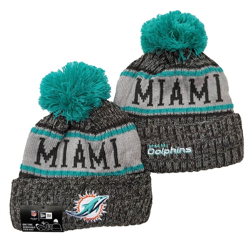 CapsNFLBeaniesDolphins8009