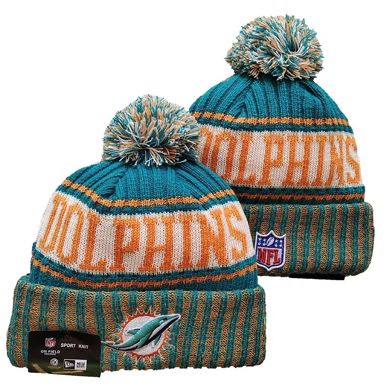 CapsNFLBeaniesDolphins8015