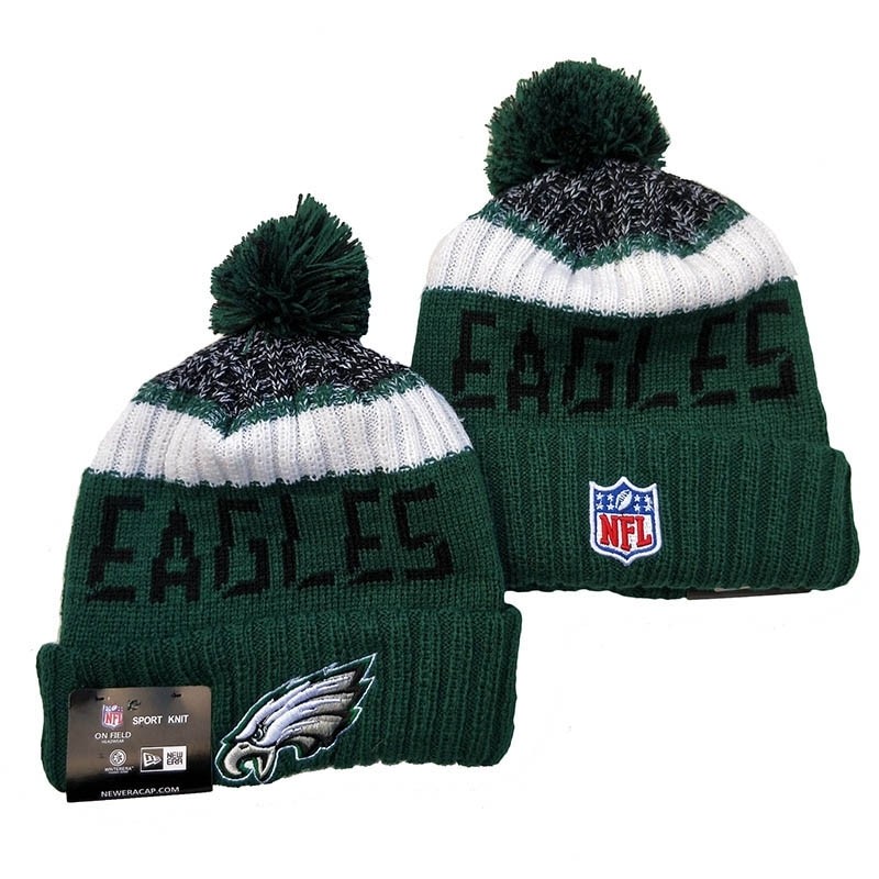 CapsNFLBeaniesEagles8001