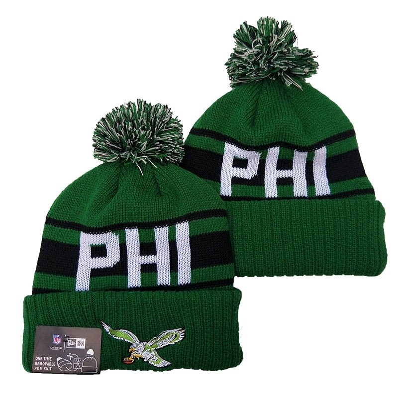 CapsNFLBeaniesEagles8006