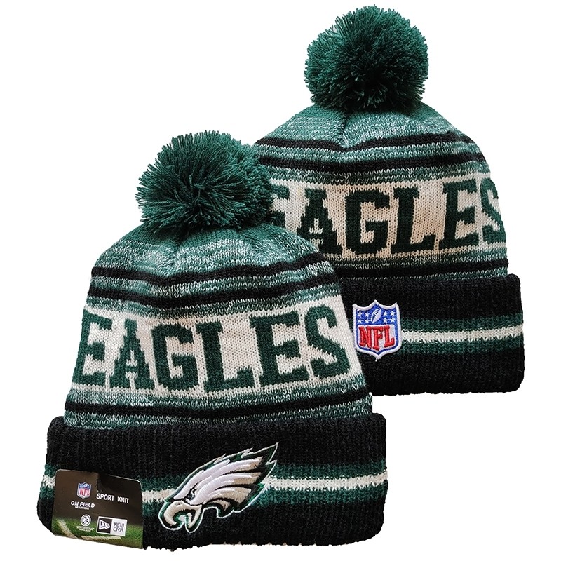 CapsNFLBeaniesEagles8008