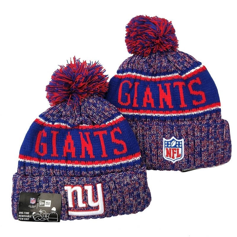 CapsNFLBeaniesGiants8009