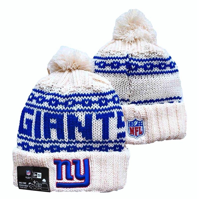 CapsNFLBeaniesGiants8016