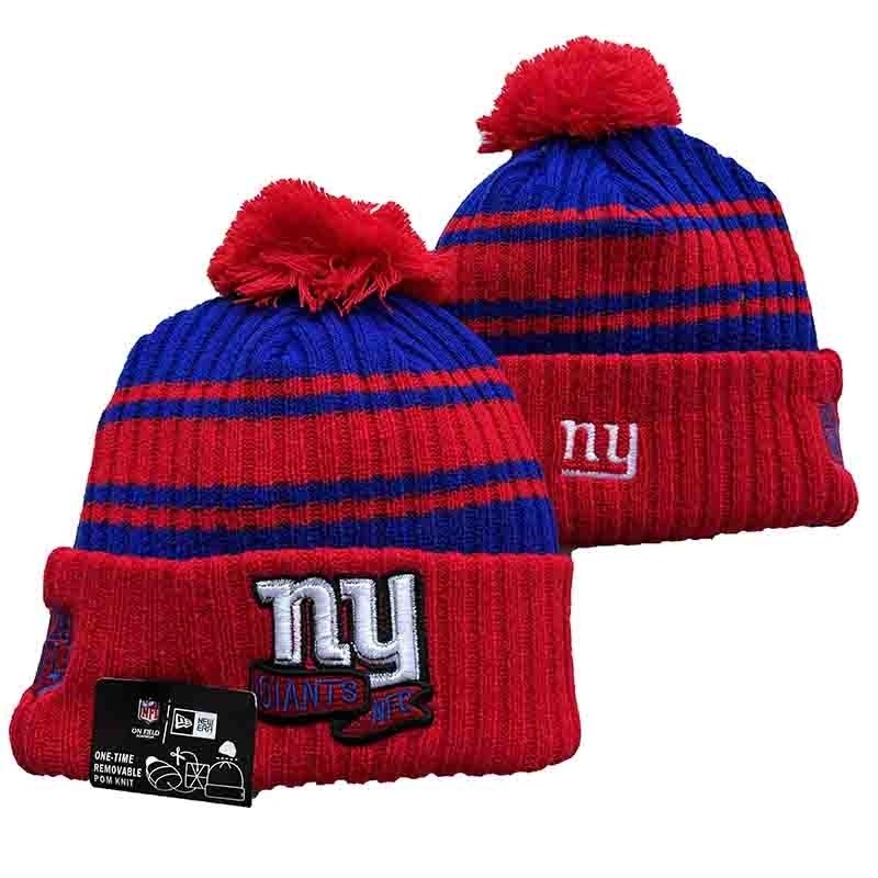 CapsNFLBeaniesGiants8019