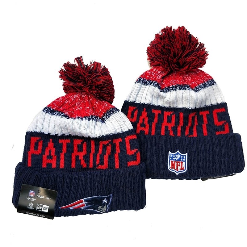 CapsNFLBeaniesPatriots8005