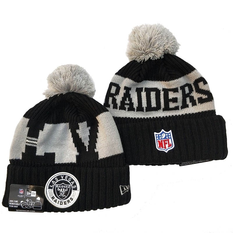 CapsNFLBeaniesRaiders8002