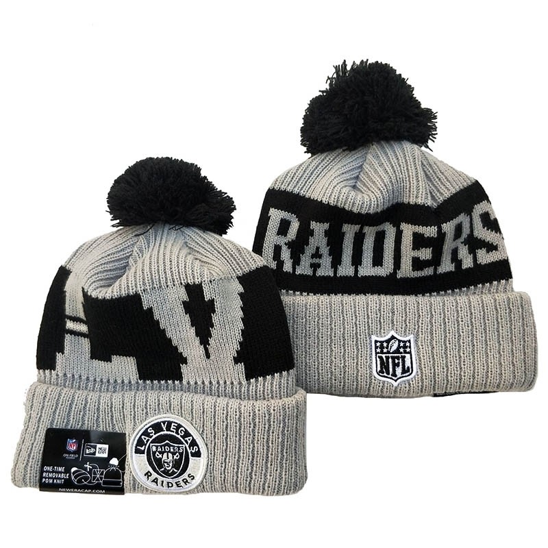 CapsNFLBeaniesRaiders8003