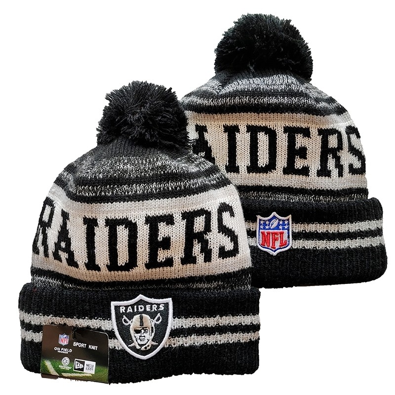 CapsNFLBeaniesRaiders8007