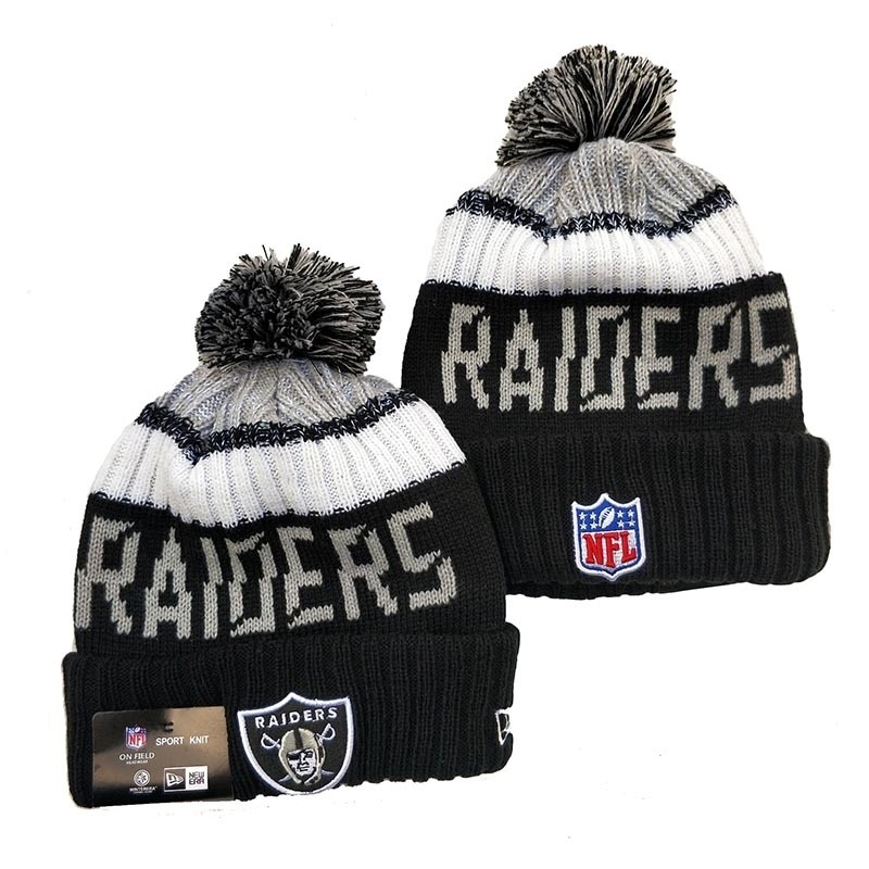 CapsNFLBeaniesRaiders8022