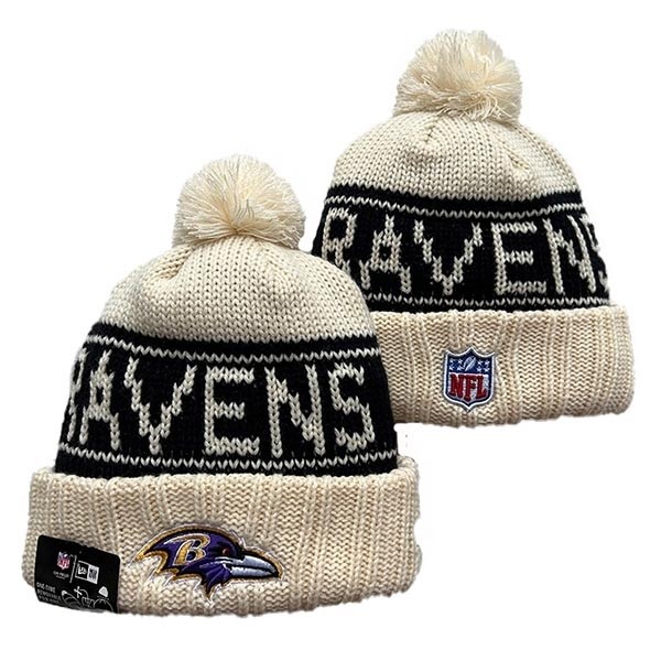 CapsNFLBeaniesRavens8015