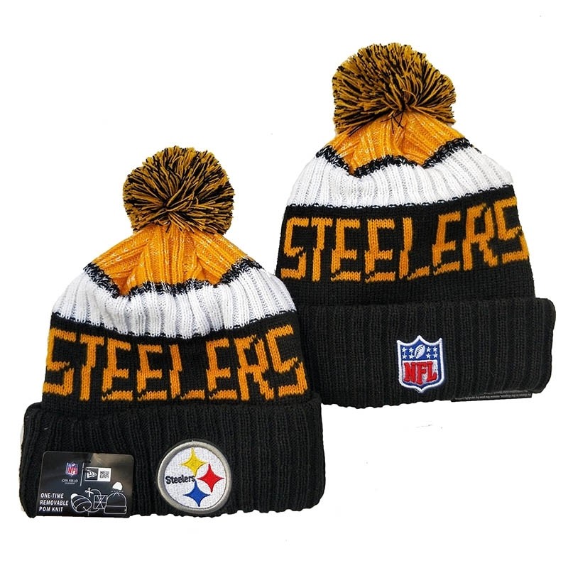 CapsNFLBeaniesSteelers8004