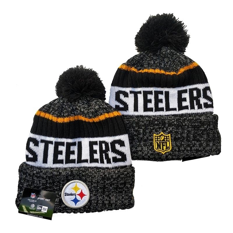 CapsNFLBeaniesSteelers8014