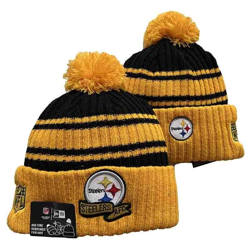 CapsNFLBeaniesSteelers8026