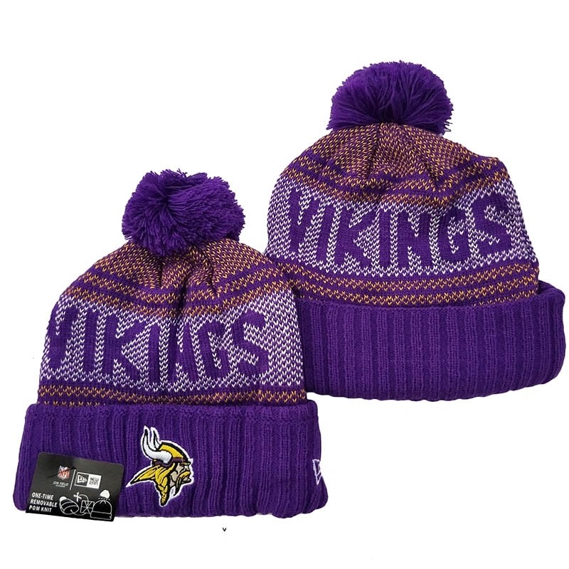 CapsNFLBeaniesVikings8002