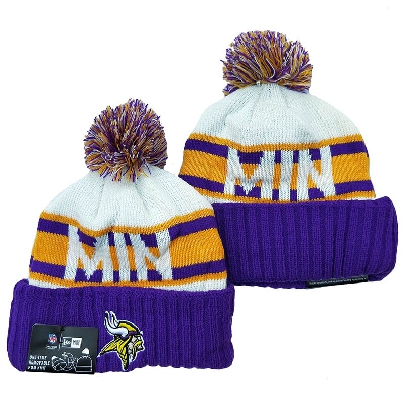 CapsNFLBeaniesVikings8003