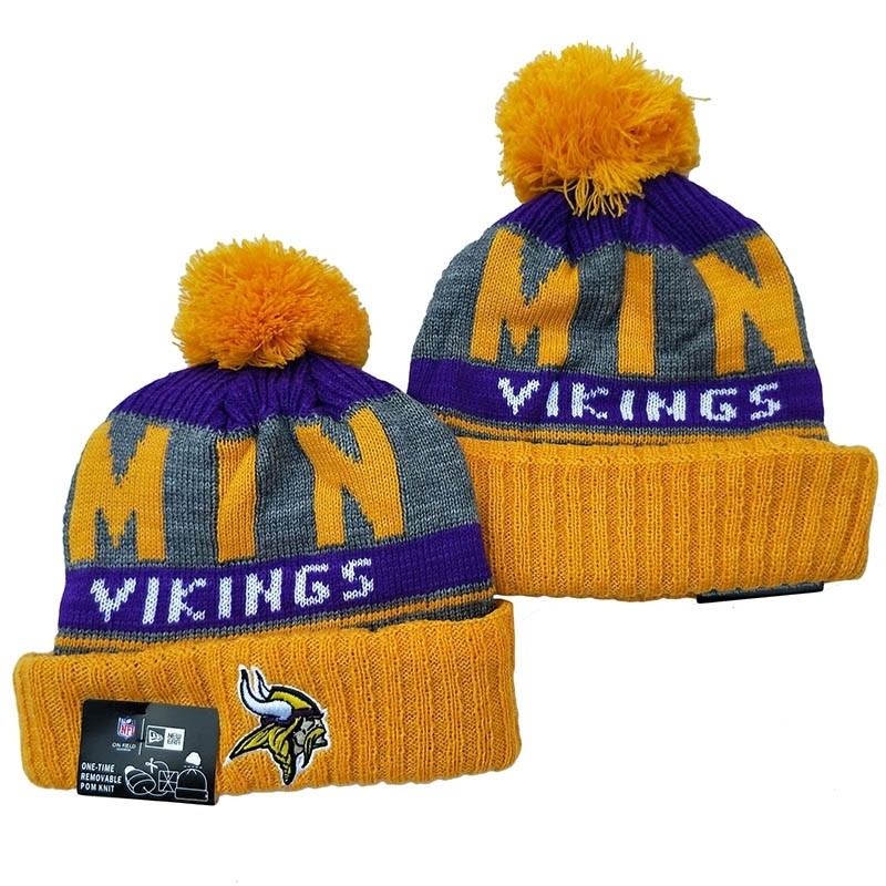 CapsNFLBeaniesVikings8004