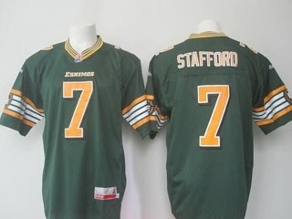 CFL Edmonton Eskimos Stafford #7 Green jersey