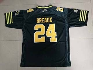 CFL Hamilton Tiger Cats Breaux #24 black jersey