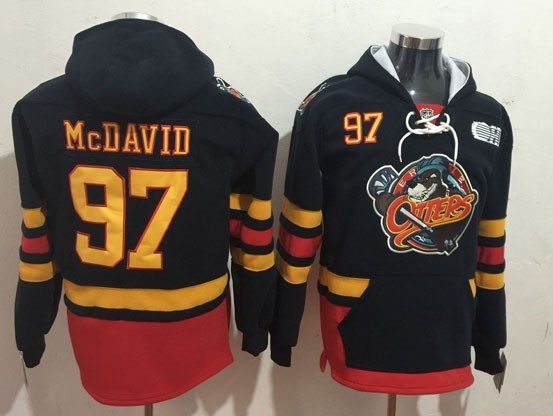 CHL Erie Otters McDAVID #97 black Throwback jersey