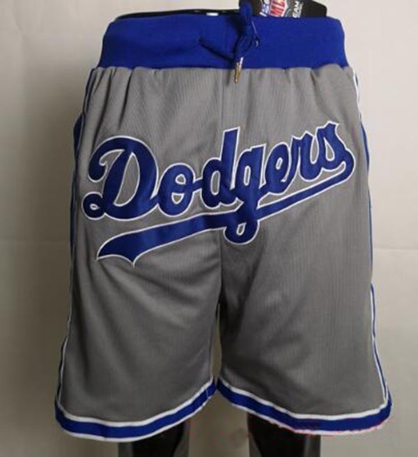 Los Angeles Dodgers gray Just don shorts