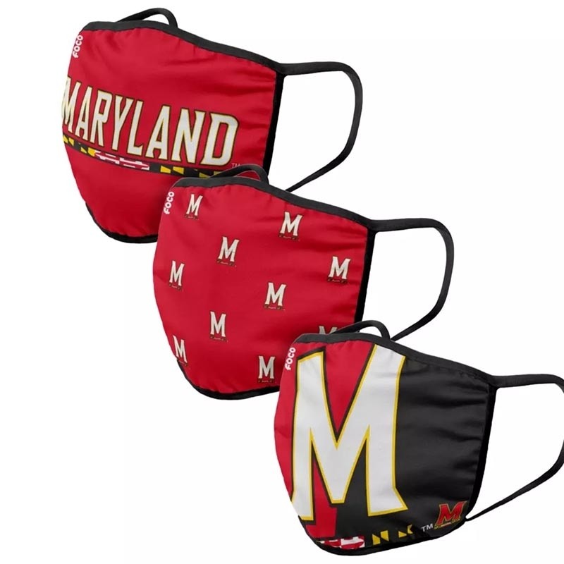 Maryland Young Turtle Adult Cloth Face Covering 3-Pack