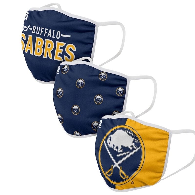 Buffalo Sabres Face Covering 3-Pack