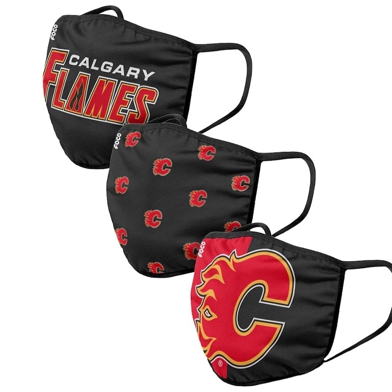 Calgary Flames Face Covering 3-Pack