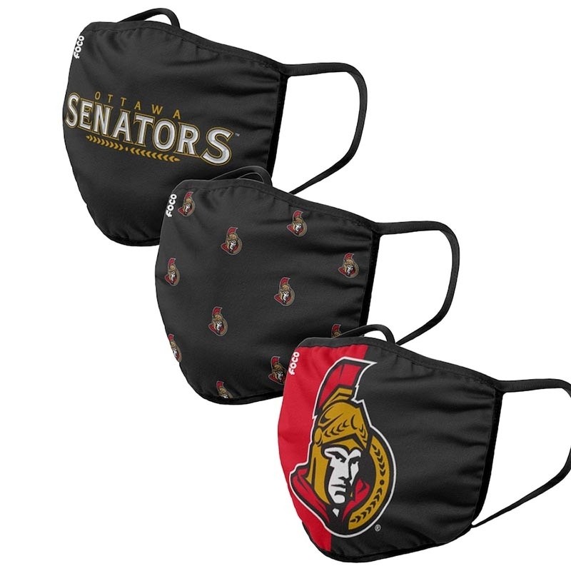 Ottawa Senators Face Covering 3-Pack