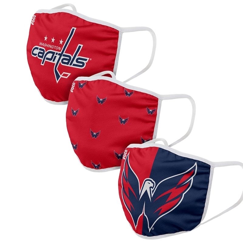 Washington Capitals Face Covering 3-Pack