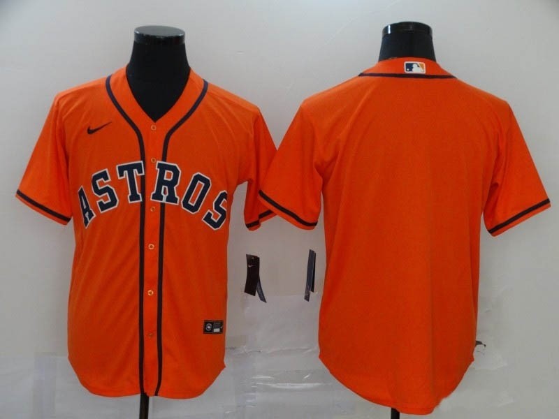 MLB Houston Astros Blank Orange 2020 Nike Cool Base Jersey