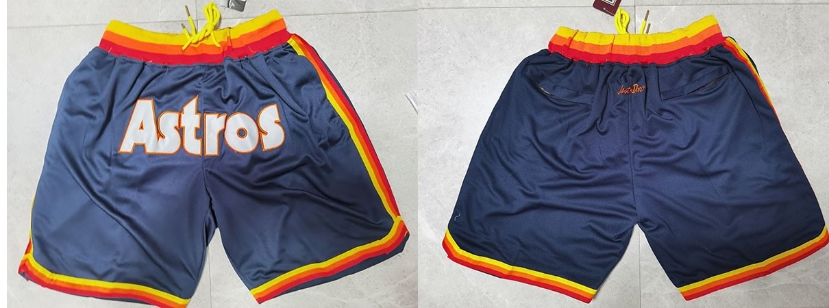 MLB Houston Astros Navy Shorts