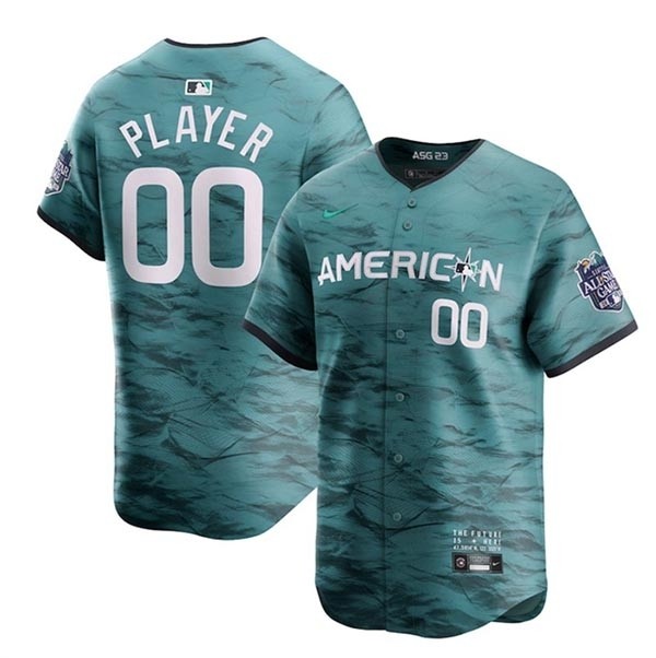 Men's Baltimore Orioles Active Player Custom Teal 2023 All-Star Cool Base Stitched Baseball Jersey(Name and number remark in comment column)