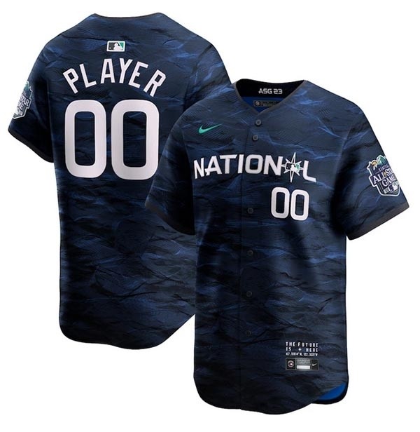 Men's Colorado Rockies Active Player Custom Navy 2023 All-Star Stitched Baseball Jersey(Name and number remark in comment column)